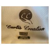 Curtis Creation Vintage Gold Filled Hand Carved Cameo Necklace and Earrings Set