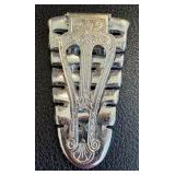 Vintage Art Deco Rhinestone Dress Clip, 2 Inch