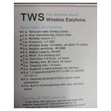 TWS True Wireless Stereo Earbuds.