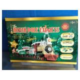 "North Pole Express" Christmas train set.