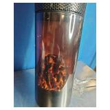 Nordic Hygge1500W electric tower space heater with a 3D realistic flame effect.