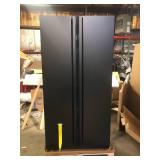 Husky Extra Wide Heavy Duty 20-Gauge Steel Freestanding Garage Cabinet Damaged Customer Returns See Pictures
