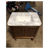 Bathroom Vanity Broken Granite Top Broken Customer Returns See Pictures