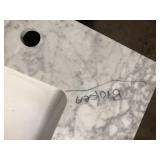 Bathroom Vanity Broken Granite Top Broken Customer Returns See Pictures