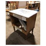 Bathroom Vanity Broken Granite Top Broken Customer Returns See Pictures