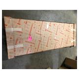 Krosswood Doors 32 in. x 96 in. Rustic 2-Panel Arch Top Right-Hand Unfinished Knotty Alder Wood Single Prehung Interior Door Customer Returns See Pictures