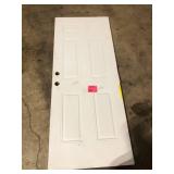 Masonite 32 in. x 80 in. Premium 6-Panel Primed Steel Front Door Slab  Customer Returns See Pictures