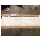 JELD-WEN 30 in. x 80 in. Colonist Primed Textured Solid Core Molded Composite MDF Interior Door Slab Customer Returns See Pictures