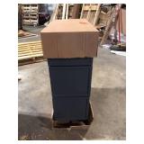 Home Decorators Collection Franklin 12 in. W x 24 in. D x 34.5 in. H Assembled Plywood Drawer Base Bath Cabinet in Valiant Onyx with Soft Close    Customer Returns See Pictures