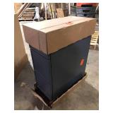 Home Decorators Collection Franklin 12 in. W x 24 in. D x 34.5 in. H Assembled Plywood Drawer Base Bath Cabinet in Valiant Onyx with Soft Close    Customer Returns See Pictures