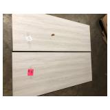 Lot of 32 in. x 80 in. Wooden Board    Customer Returns See Pictures