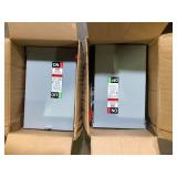 Lot of ABB 60 Amp 240-Volt Fusible Outdoor General-Duty Safety Switch (TG3222R)   Customer Returns See Pictures