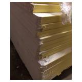 40 Pieces of Georgia Pacific "5/8"" 4x8 Georgia Pacific DensGlass Fireguard Fiberglass Panel Damaged See Pictures   Customer Returns See Pictures