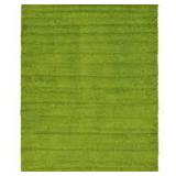 Unique Loom Solid Shag Grass Green 9 ft. x 12 ft. Area Rug  Customer Returns See Pictures