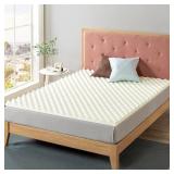 ZINUS 2 Inch Copper Cooling Memory Foam Mattress Topper with Airflow Design, Twin