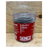 Senco DuraSpin No. 8 Sizes X 2-1/2 in. L Square Square Head Deck Screws 800 pk