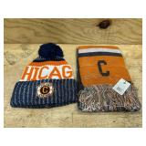 Chicago Winter Hat and Scarf (lot of 2)