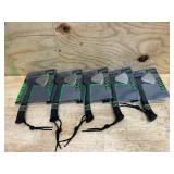 Schrade Stainless Steel Survival Full Tang Hatchet Rubber Handle 11 in. (Lot of 5)