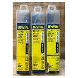 IRWIN Silver and Deming Drill Bit various sizes lot of 3