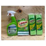 Stone and grout cleaner and mop head refills (lot of 4)