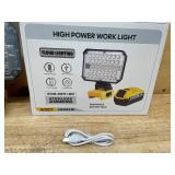 Yellow High Power Work Light 3800LM W8107