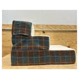 ZINUS Blue Pet Stairs, Medium, Plaid