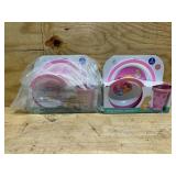 Disney Princess 3pc Kids Dinnerware Set   BPA-Free Melamine Plate, Bowl & Cup   Aurora, Belle & Cinderella   Durable Toddler Tableware Ages 3+