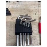 Different sets of hex key sets (lot of 8)