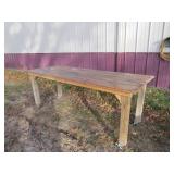 92" x 36" Shop Table on Castors