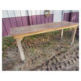 92" x 36" Shop Table on Castors