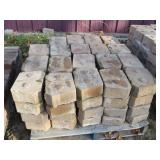 Pallet of Beveled Retaining Wall Blocks