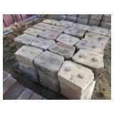Pallet of Beveled Retaining Wall Blocks
