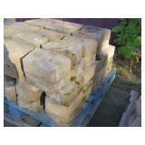 Pallet of Beveled Retaining Wall Blocks
