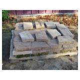 Pallet of Beveled Retaining Wall Cap