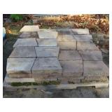 Pallet of Beveled Retaining Wall Cap
