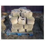 Pallet of 16" Beveled Retaining Wall Blocks