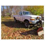 1997 Ford F350 with Hiniker Snow Plow