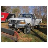 1997 Ford F350 with Hiniker Snow Plow