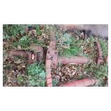 Vintage Axles  Used, Rusted Condition.
