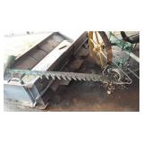 John Deere Sickle Mower Z543H, Wheels are 31 in. Diam., 5 ft. Blade