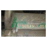 John Deere Sickle Mower Z543H, Wheels are 31 in. Diam., 5 ft. Blade