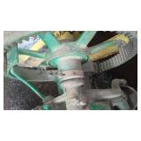 John Deere Sickle Mower Z543H, Wheels are 31 in. Diam., 5 ft. Blade