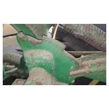 John Deere Sickle Mower Z543H, Wheels are 31 in. Diam., 5 ft. Blade