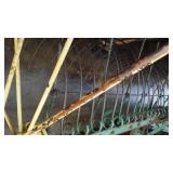 John Deere Side Delivery Rake. Wheels 54 in. Diam., 11 Ft. Long