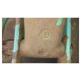 John Deere Side Delivery Rake. Wheels 54 in. Diam., 11 Ft. Long