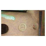 John Deere Side Delivery Rake. Wheels 54 in. Diam., 11 Ft. Long