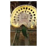 John Deere Side Delivery Rake. Wheels 54 in. Diam., 11 Ft. Long