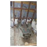 Metal Flat Cart On Wheels.