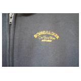 Kids Ski-Doo Bombardier Zip-Up Hoodie (Dark Navy)