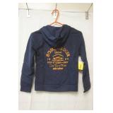 Kids Ski-Doo Bombardier Zip-Up Hoodie (Dark Navy)